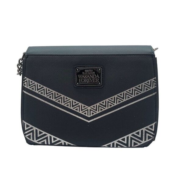 Loungefly Disney Marvel Black Panther Wakanda Forever Crossbody Bag Purse - Picture 1 of 11